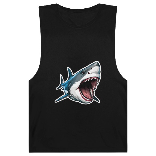 Big White Shark Attack Barnard Tanks