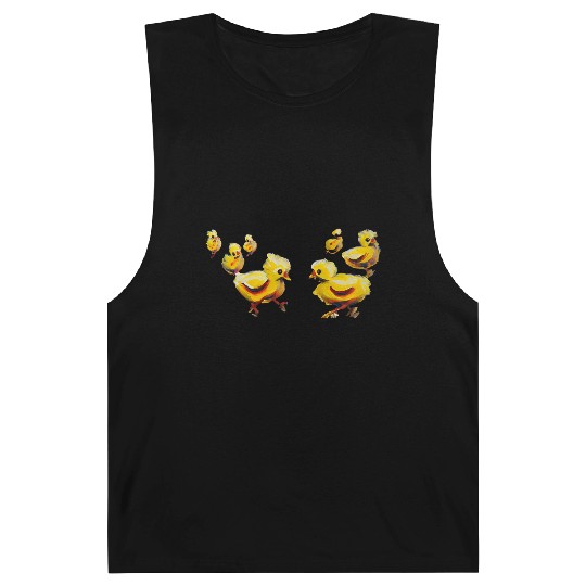 Panic of chickens Barnard Tanks