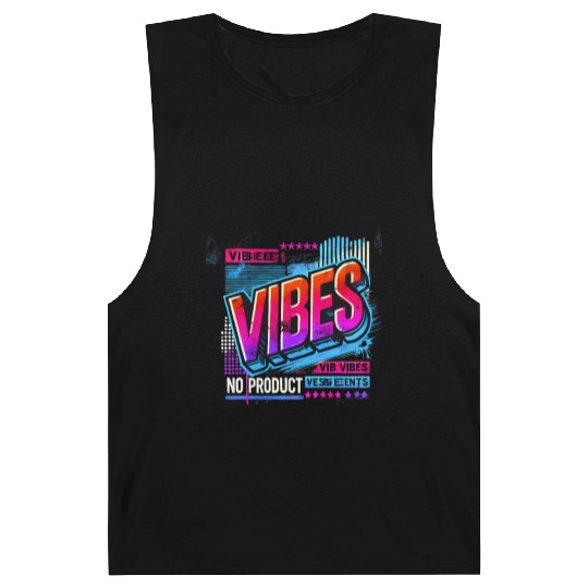 VIBES – Neon Grunge Retro Streetwear Barnard Tanks