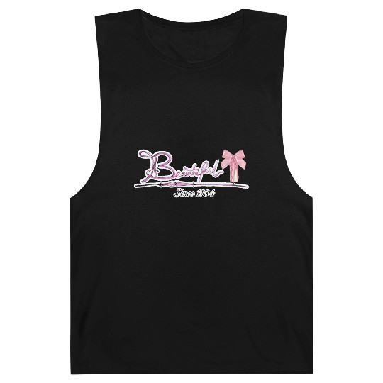 Beautiful since 1984 birthday typography Barnard Tanks