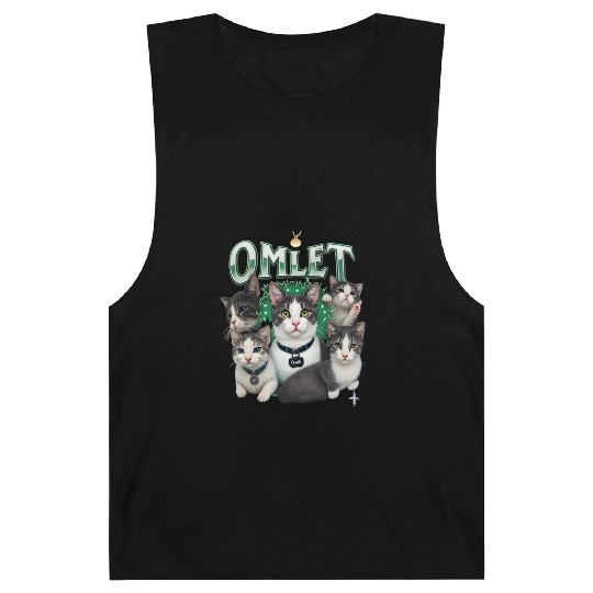 Vintage 90s Aesthetic Multi-Cat Graphic Barnard Tanks