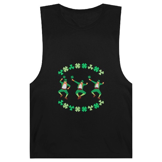 Dancing Leprechauns St Patrick's Day Barnard Tanks