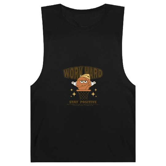 Work Hard Stay Positive Barnard Tanks
