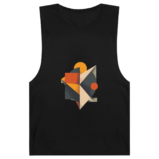 Modern Retro Geometric Composition Barnard Tanks
