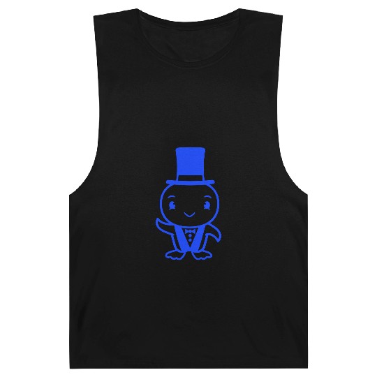 Bird Husband Top Hat Suit Wedding Rich Duck Groom Barnard Tanks