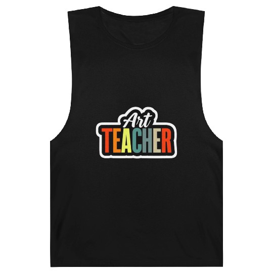 Art Teacher | Colorful Artistic Design Barnard Tanks