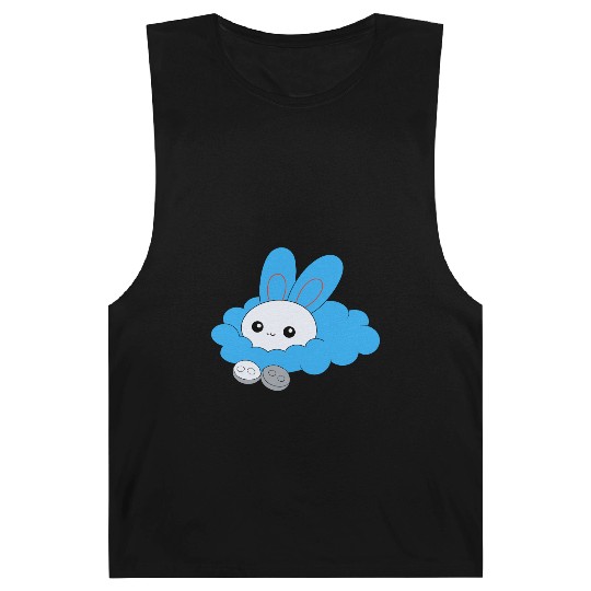 cloud playing a mini ukulele pearl white war Barnard Tanks