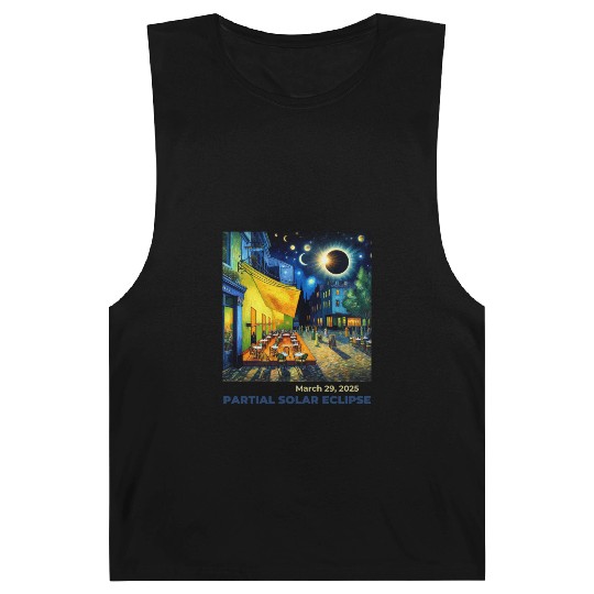 March 29, 2025 Partial Solar Eclipse Night Scene Barnard Tanks