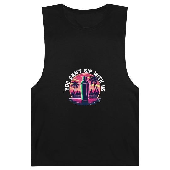 Barkeeper Bartender You Can't Sip With Us Barnard Tanks