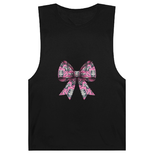 Coquette Bow Barrel Racer Barrel Racing Rodeo Barnard Tanks