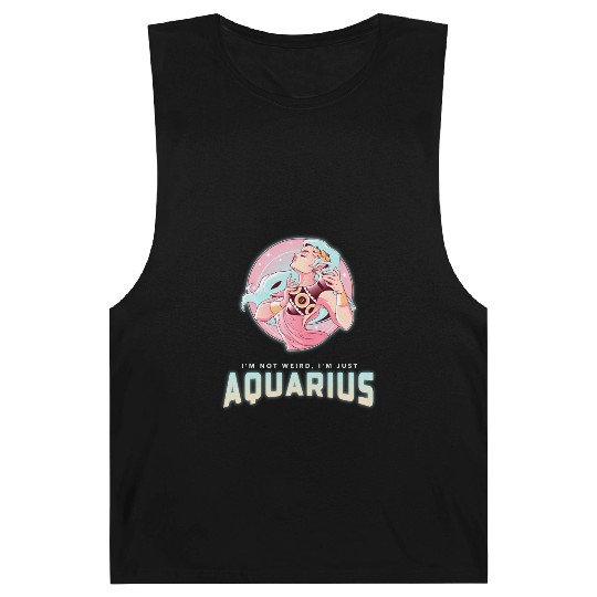 im not weird just aquarius Barnard Tanks
