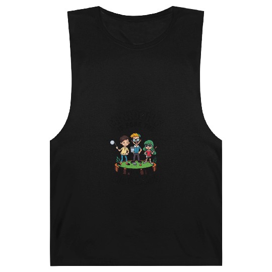 Mini Golf Retro Cartoon on Champion Barnard Tanks