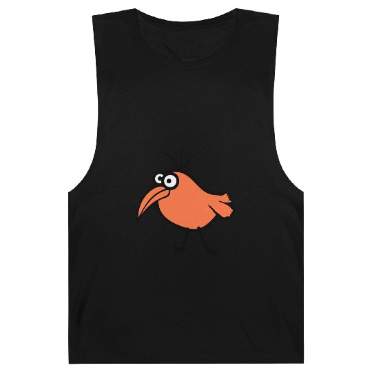 Bird looks cute funny stupid weird confused comic Barnard Tanks