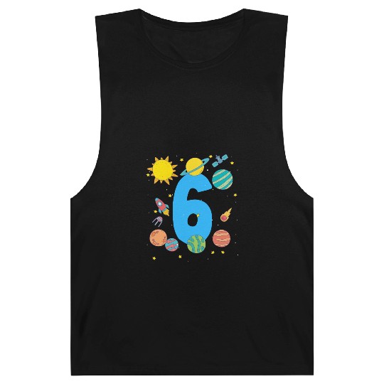 Space Themed Number 6 Birthday Adventure Barnard Tanks