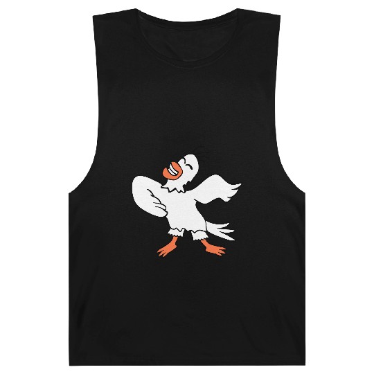 Seagull bird dances happily celebrates cheerful Barnard Tanks