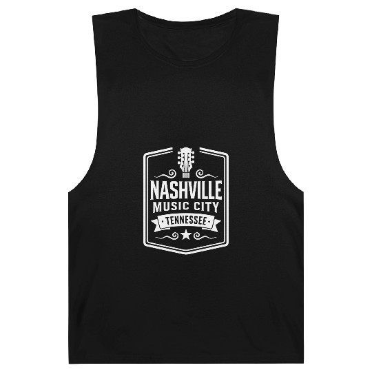 Nashville Music City Guitar Tennessee Barnard Tanks