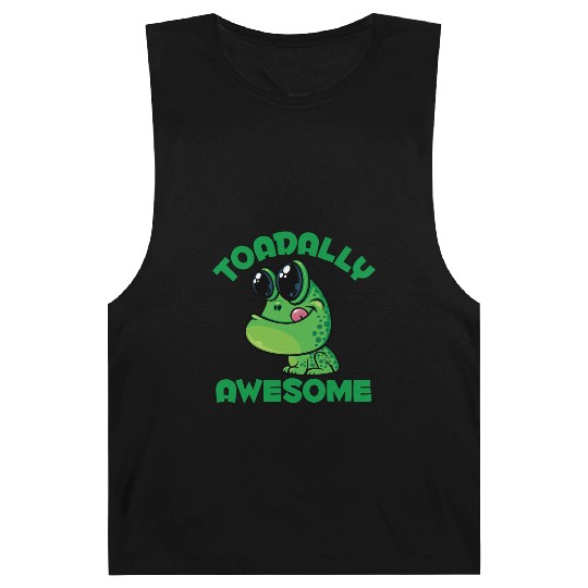 Toadally Awesome Happy Cartoon Toad Barnard Tanks