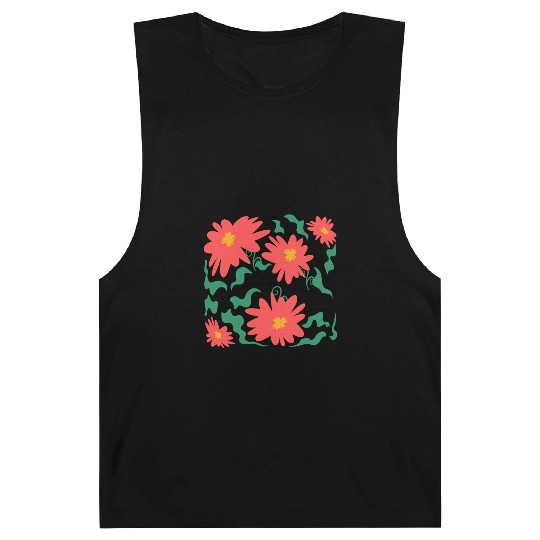 Boho Summer Flower Nature Lover Floral Wildflower Barnard Tanks