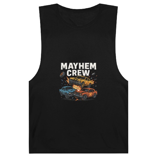 Mayhem crew derby Barnard Tanks crash race design wreckfest