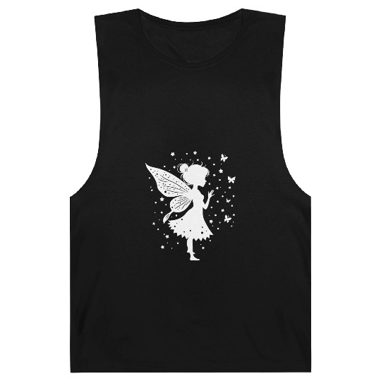 Enchanting Fairy with Flowers and Butterflies Barnard Tanks