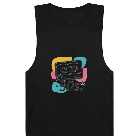 Name: Colorful 90s Cassette Tape Design Barnard Tanks