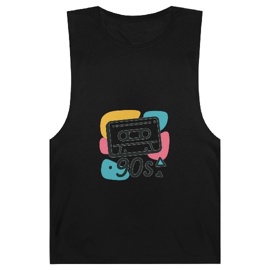 Name: Colorful 90s Cassette Tape Design Barnard Tanks