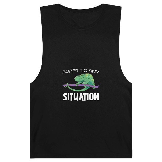 Adapt to Any Situation Chameleon Illustration Barnard Tanks