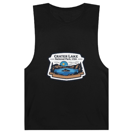 Crater Lake National Park Southern Oregon USA Logo Barnard Tanks