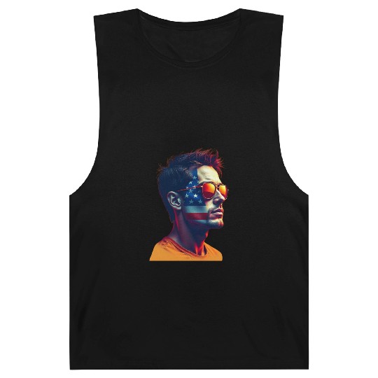 Patriotic American Spirit in Style Barnard Tanks