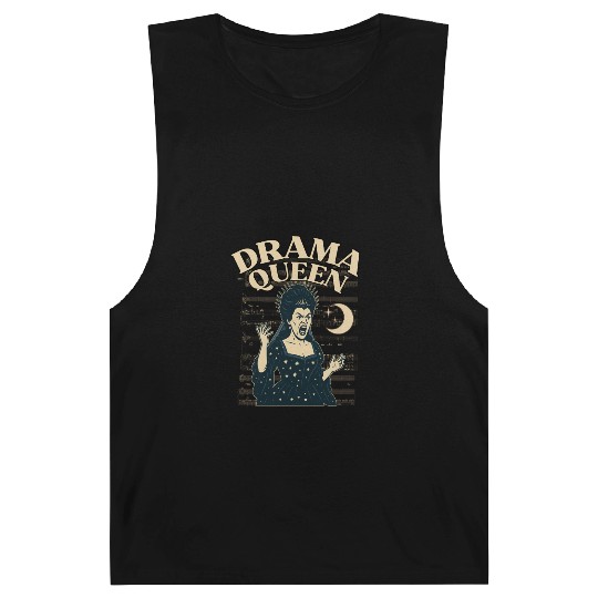 Drama Queen – Loud, Proud, and Slightly Unhinged Barnard Tanks