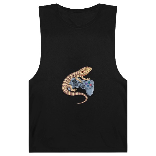Video Gaming Gamer Pogona Reptile Bearded Dragon Barnard Tanks