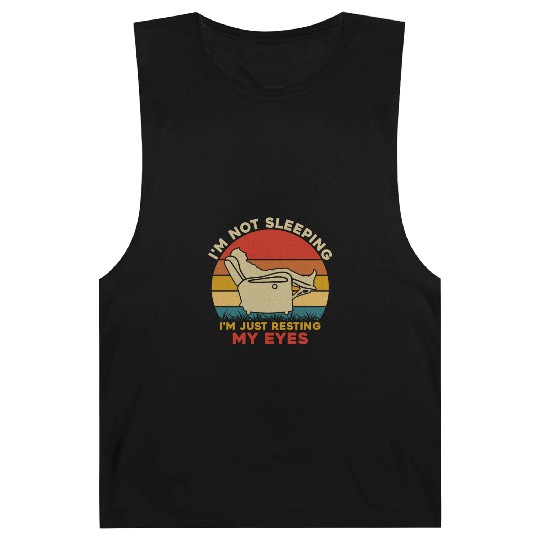 Resting My Eyes Barnard Tanks – Funny Dad Joke Gift