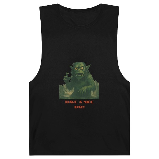 Have a Nice Day – Funny Monster Swamp Art Barnard Tanks
