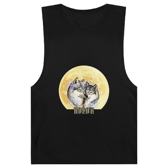 Wolf Honor Barnard Tanks – Majestic Wolves Under