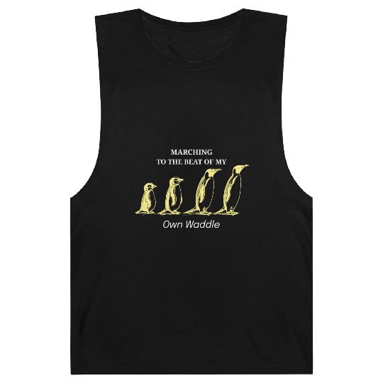 Funny Penguin Barnard Tanks for Unique & Quirky