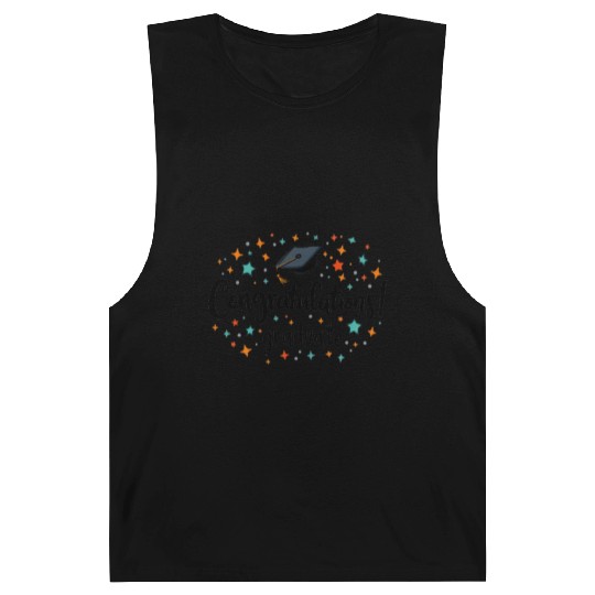 Congratulations Graduate! | Fun and Colorful Gradu Barnard Tanks
