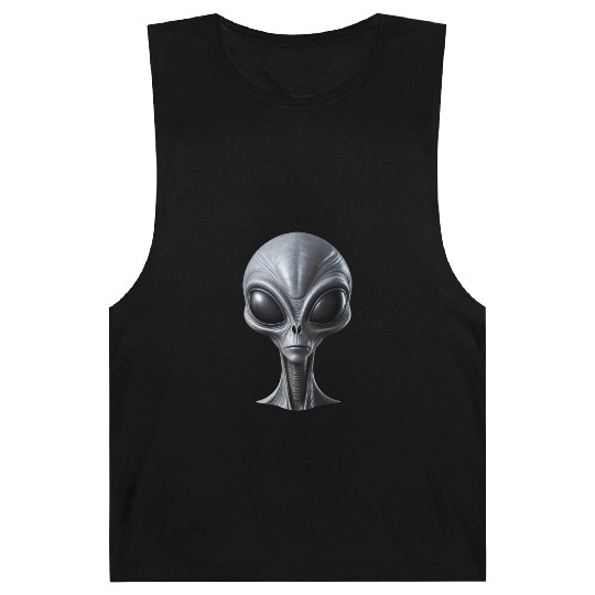 Realistic Grey Alien Extraterrestrial Being Barnard Tanks