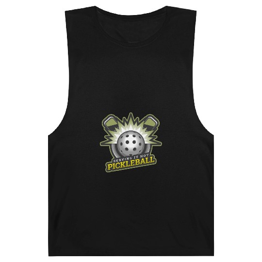 Serving It Hot, Pickleball Addicts Fanatics Fans Barnard Tanks