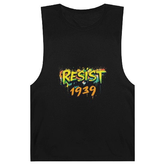 RESIST like it's 1939 (graffiti) Barnard Tanks