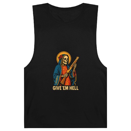Give'em Hell Gothic Streetwear Barnard Tanks