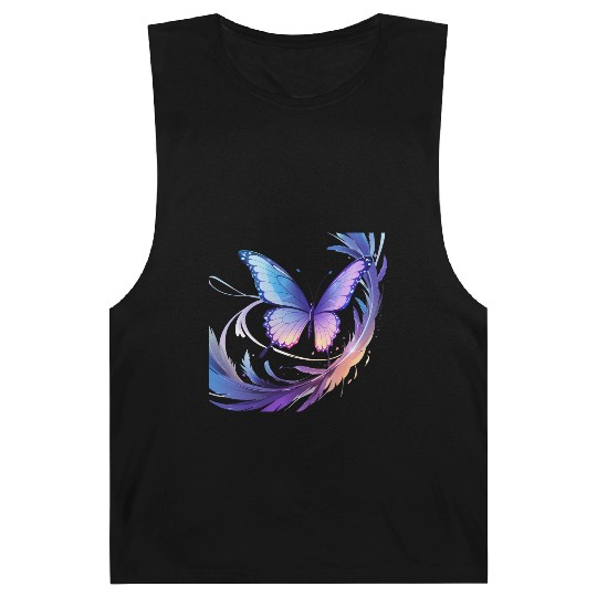 Spectrum Wings – Abstract Floral Butterfly Design Barnard Tanks