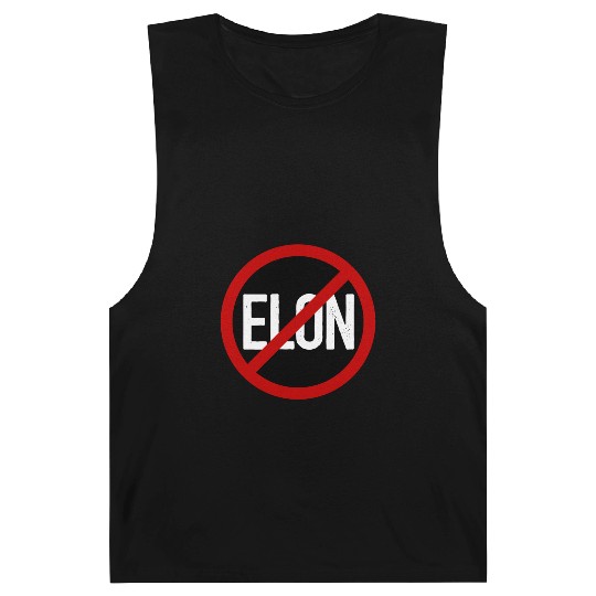 Anti Elon Musk Bumper Fascist prohibition sign Barnard Tanks