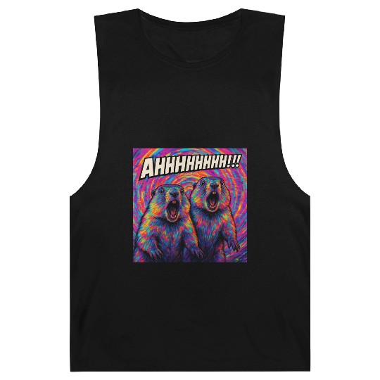 AHHHHHHH!!! – Screaming Marmots Go Psychedelic Barnard Tanks