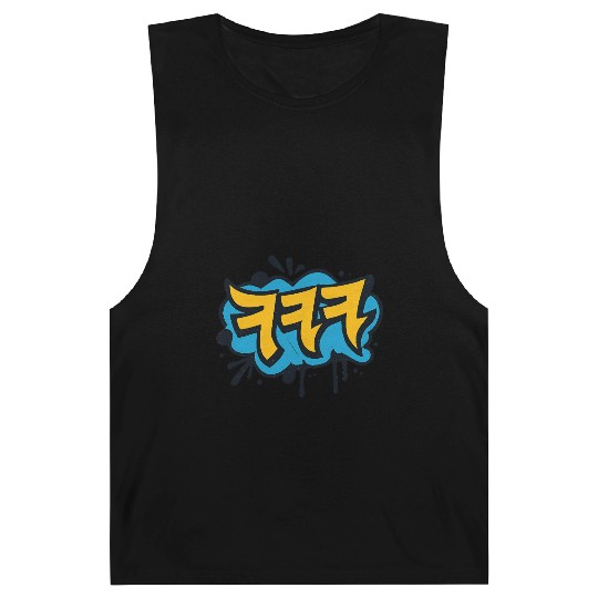 Bold Graffiti "ㅋㅋㅋ" Expression Barnard Tanks