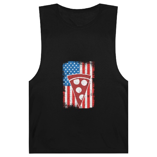 4th Of July US Pizza Barnard Tanks