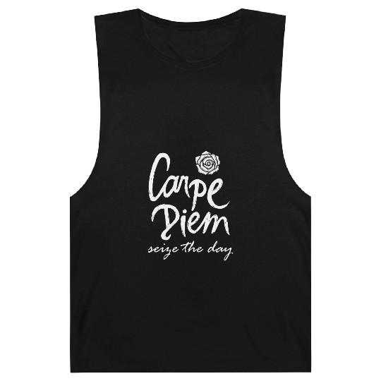 Carpe Diem Seize the Day Oversized Barnard Tanks