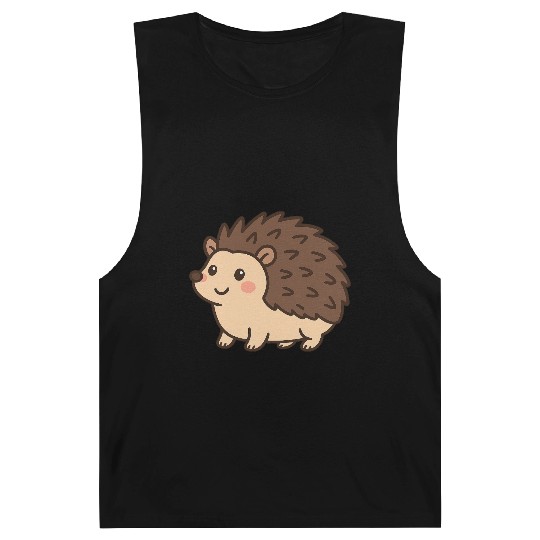 Happy Hedgehog with Big Eyes Barnard Tanks