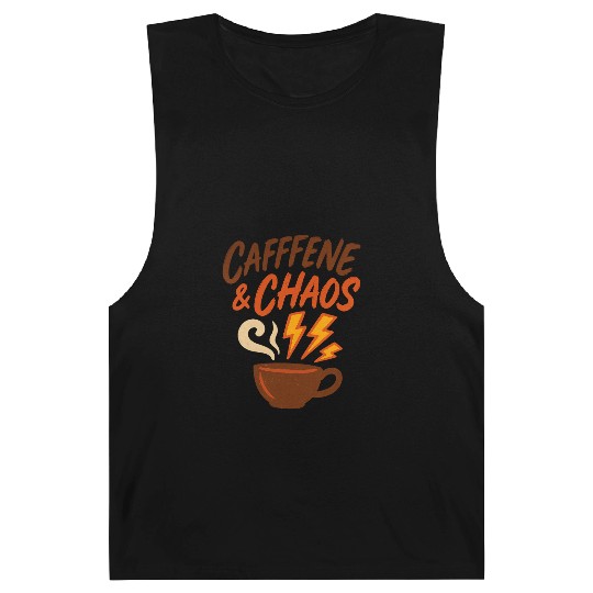 Caffeine & Chaos – Coffee Lovers Unite Barnard Tanks
