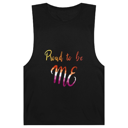 Proud To Be Me Lesbian Pride LGBTQ Barnard Tanks