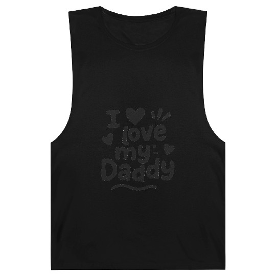 Father's day gift "I love my daddy" Barnard Tanks